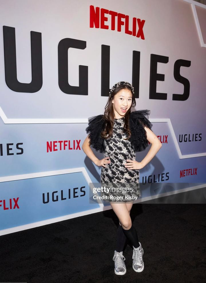 Girls Sonata Tulle Sleeve Tweed Little Black Dress