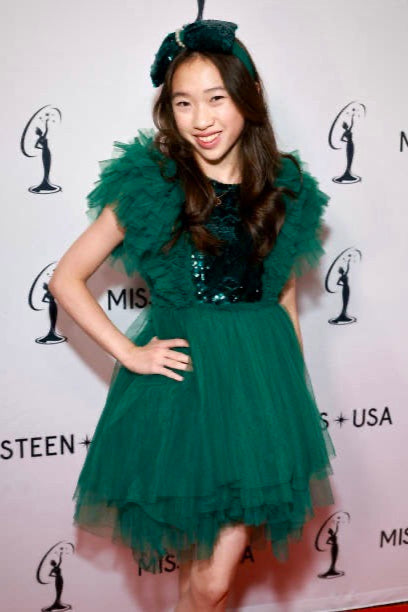 Girls Merida Sequin Tutu Green Emerald Dress