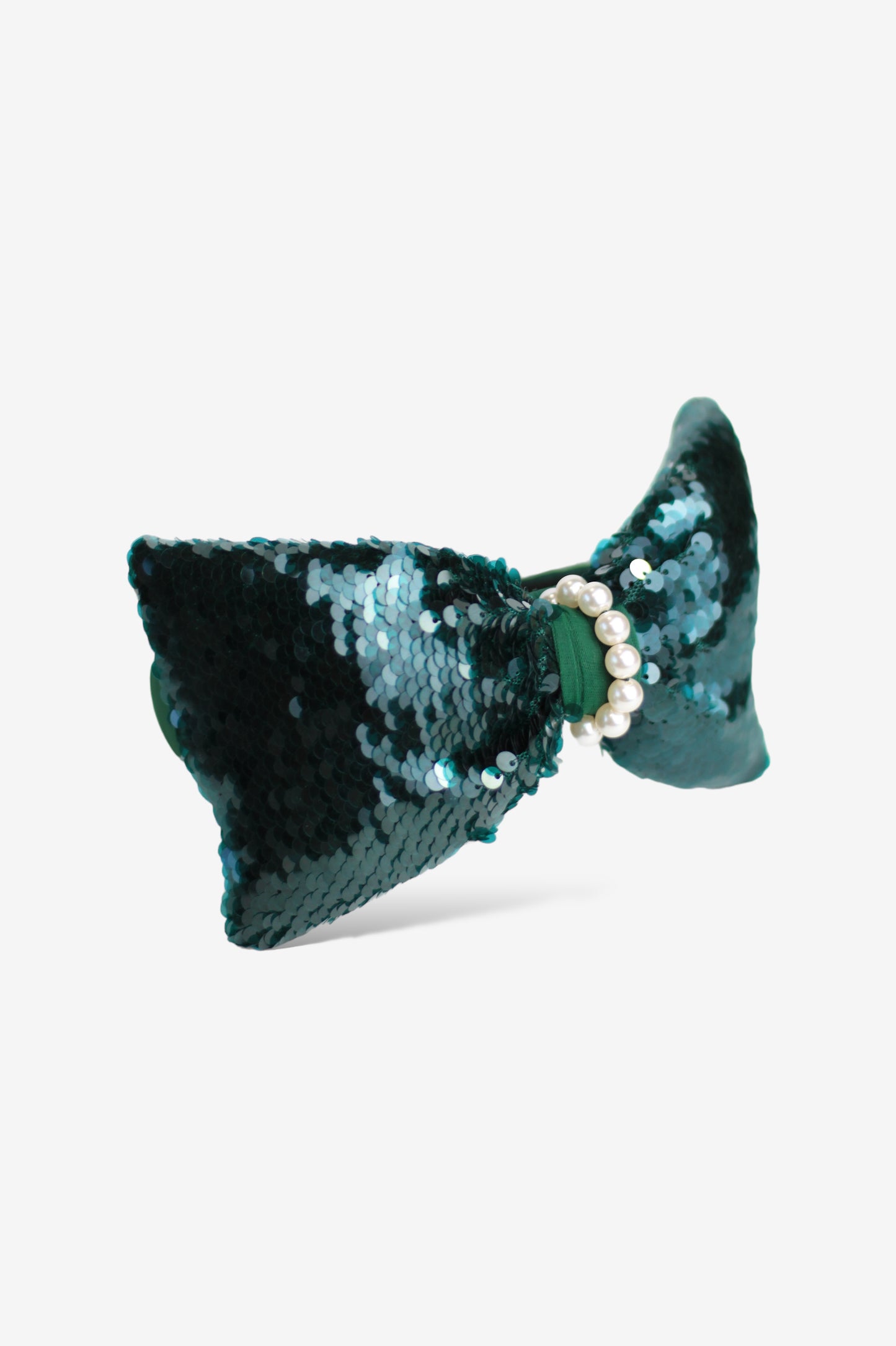 Girls Pearl Green Hairband