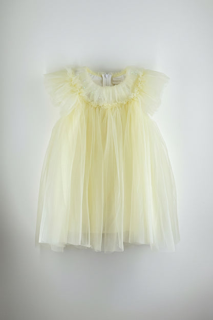 Baby Girls Yellow Tulle Sequin Dress