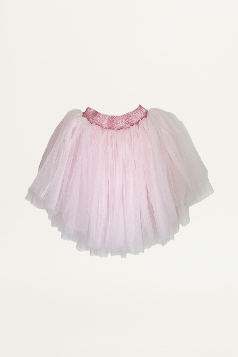 Girls Cartwheel Airy Unlined Tutu Skirt Baby Pink