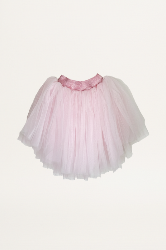 Girls Cartwheel Airy Unlined Tutu Skirt Baby Pink